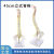 工品云超 彩色人体脊椎模型带骨盆股骨尾骨脊柱骨骼腰椎颈椎正骨模型 45CM立式脊椎硬腰椎 