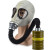 邦固 MF1A长管防毒全面具自吸过滤式64式防硫化氢防毒面罩 单P-H2S-3（防硫化氢）