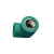  米朗管业 ppr水管配件 管材管件 绿色环保管件 内牙弯头90° 25*3/4 绿色 10个起售
