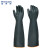 稳斯坦加长橡胶手套乳胶手套 劳保手套防化工业乳胶耐酸碱手套55cm W520