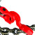 万尊 卸钢筋专用吊具3T8m起重链条吊钩吊环吊装工具