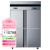 NGNLW四门六门冰箱商用厨房冰柜大容量立式双温冷藏冷冻展示冷柜操作台   风冷四门双温