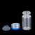 希万辉 西林瓶实验室采样分装透明玻璃瓶管制玻璃小药瓶注射剂瓶 15ml+胶塞+铝塑盖100个装