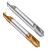 鑫士能 90度铝用加长双头钨钢定心钻定点钻钢用倒角铣刀 4*100*90°（铝用） 
