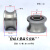 带槽轴承T型槽滑轮U型槽走轨道圆槽轴承8*22.5*13.5/14.5凹槽轴承 -U22