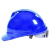朋安V型ABS安全帽透气工地施工建筑工程监理领导电力施工头盔防砸抗冲击 V型ABS透气-蓝色 