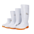 厂白色雨靴防滑大码工作雨鞋卫生靴防油加绒加棉保暖水鞋 507高筒白色 标准码 42
