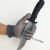 LISM钢丝防护软丝防切割刀割切手手套五指316不锈钢铁防护5级割伤验厂 黑色防割手套一双 S 小号女士用的比较多单只