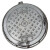 球墨铸铁圆形井盖 直径：700mm；荷载：50T；配套：配底座