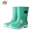 上海牌雨鞋女士中筒舒适PVC耐磨防滑防汛劳保工业防护耐腐蚀耐酸碱食品加工鞋SH559 蓝色 40