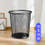加品惠 垃圾桶 小号分类金属网纸篓桶 厨房卫生间办公室清洁桶3只 9L小号3只装