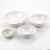 海斯迪克 HKCL-212 陶瓷蒸发皿 化学元皿圆皿耐高温 实验室圆底半球形 三件套（60/200/500ml）
