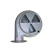 科能芯 塑料干燥机鼓风机25~200公斤注塑烘干机烘箱烤箱吹风机烘料机风机 备件 25公斤120MM电压220V 