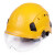 安帽工地领导建筑工程国标施工加厚男夏季带护目镜头盔定制劳保 白色 SF06标准款