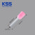 KSS欧式端子ET系列管型端子凯士士冷压针型端子多规格可选 ET0.34-6PK粉色 （100个）