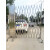 适用于不锈钢伸缩围栏幼儿园防护栏施工围挡安全隔离栏可移动折叠 高1.5米*长4米(订制品)加万向