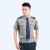 久臻 613  新式物业保安服短袖衬衣夏季制服夏套装 灰色短袖衬衣（送配件） 185