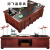 澳颜莱新款茶几功夫茶几现代简约自动上水茶桌椅组合办公室家用客厅 红棕色+火烧石茶盘+2.2米电视柜 1.5米*0.9米