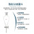 安达通 玻璃梨形漏斗  活塞油水分离分液器密封加厚透明加厚分液漏斗四氟活塞 棕色分液漏斗四氟活塞60ml