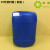 25L塑料桶配防盗盖水桶方桶25公斤塑料化工桶50斤塑胶壶罐 25升方桶(鲜蓝)