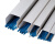 PVC线槽方形线槽线盒PVC穿线槽电缆电线明装线槽 100*60 一米价
