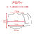 茂杰适用于特福Tefal咖啡机CM1108配件玻璃壶cm3218玻璃壶CM6000滴漏 原配玻璃壶 0ml