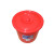 珠塑 塑料提水桶 加厚耐用圆形收纳桶 清洁洗衣桶 大容量水桶 带盖（100个/组） 4.5L/个