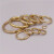 萌依儿（Mengyier）定制铜无缝铜环圆环实心铜圈包配件黄铜无缝圆圈 内径30mm