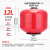 自吸泵压力罐全自动增压泵1L2L5L19L24L气压罐储气罐水泵气包 12L立式红色1寸外丝32mm