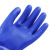 全浸塑劳保胶手套颗粒杀鱼止滑工业加厚橡胶耐磨防滑防水防油耐酸 蓝色浸塑磨砂（单独右手20 XL
