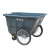 尚琛 垃圾车 垃圾桶 大型垃圾桶 大号带盖户外小区物业手推保洁清运车带轮 灰色带盖440L