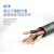 国标电源线YZW YZ2 3 4 5芯1.5 2.5 4 6平方铜芯橡胶软电缆线 3*2.5(100米)