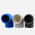 定制PVC弯头2025324050637590110塑料管件白灰蓝直角90度弯头 20蓝色
