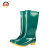 上海牌女士高筒雨靴 防滑耐磨雨鞋防水鞋 时尚舒适PVC/EVA雨鞋 户外防水防滑雨靴 SH301 绿色 40