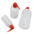 午励 吹气瓶 冲洗瓶 塑料洗瓶 红头塑料挤瓶 弯头洗瓶 1000ml(2个) 