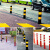 钢管警示柱塑料地桩防撞柱道路防护铁立柱固定停车路桩分道隔离墩 PU45cm警示柱红黄