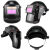 佳朗电焊防护面罩自动变光头戴式全脸轻便氩弧焊工眼镜焊帽子 黑FC-1智能变光+20保护片