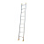铝合金加厚直梯高强冲压式一字单面梯爬梯阁楼梯防滑加固梯子 铆钉式2米1.5毫米