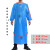 者也（ZYE）TPU反穿衣 蓝色135*130CM加厚防水防油污耐弱酸碱罩衣