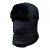 海斯迪克雷锋帽带防寒面罩 防风保暖棉帽 东北护耳帽加厚加绒帽 黑色 