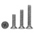 蚁揽月 TA2钛沉头十字螺丝纯钛平头十字槽机牙螺丝沉头螺钉 M4*10(1个) 