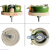 基克孚  大功率测试滑动电阻瓷盘圆盘可调电阻100W 3K