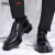奢略（SHELUE）品牌布洛克皮鞋男款2024新款商务正装男士休闲英伦风厚底结婚鞋 黑色 37