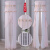 美的空调罩套柜机圆形圆柱客厅美的海尔柜式奥克斯立式空调防尘罩 国色天香粉 高度180cm直径41cm