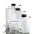 HDPE塑料放水桶下口瓶放水瓶5L10L25L50L龙头瓶蒸馏水桶酸碱纯水 白盖放水桶整套50L