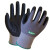 海太尔(HTR)80-223发泡丁腈手套掌涂工作防护防水涂层针织弹性耐磨防滑透气舒适手套 灰黑 8