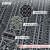 安赛瑞 室外镂空除尘地垫 EVA拼接除尘地垫 拼接式刮泥防滑脚垫 单刷红刷灰底 75×105×2.5cm 23362