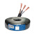 金杯电缆 电线电缆 RVV-3*1.0 铜芯护套软线 100米/卷 黑色