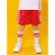 六一儿童节啦啦队女童裙子白色半身裙夏季小学生校服红色百褶裙 南韩丝短裤-红色 4XL