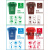 分类大垃圾袋大号加厚彩色物业蓝色红色绿色咖啡色棕色特大塑料袋 乐贝静 红90*100加厚3.5丝50只+1卷 加厚
